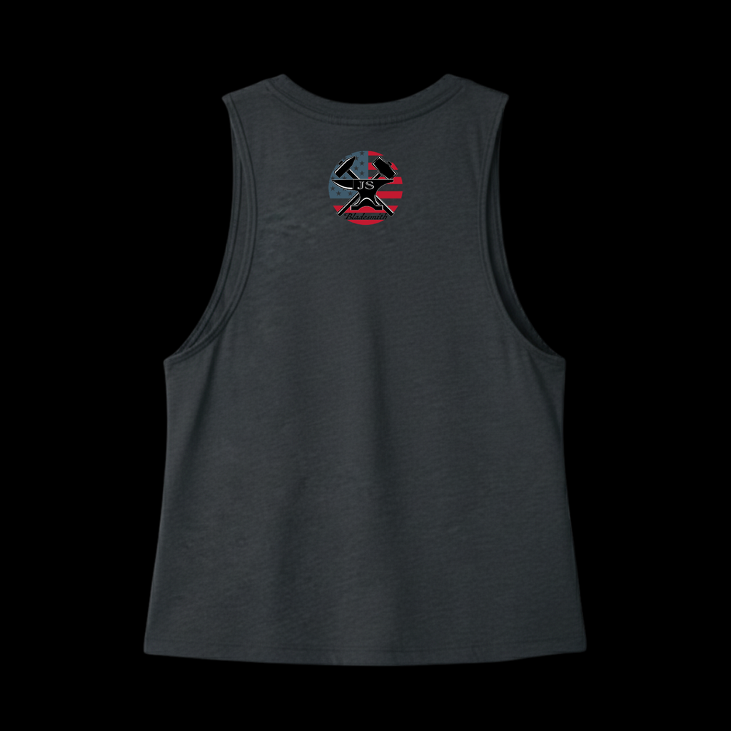 Womens Cropped Muscle Tank